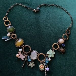 Whimsical necklace, adjustable length